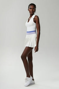 Sports & Fitness V-neck quick-drying tennis skirt two-piece set