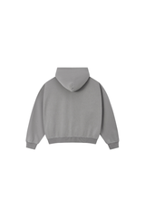 Men's Fall 100% Cotton Retro Boxy Two-Way Zip Hooded Jacket