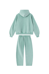 Unisex Fall Fleece Sets:Relaxed Hoodie And Sweatpants