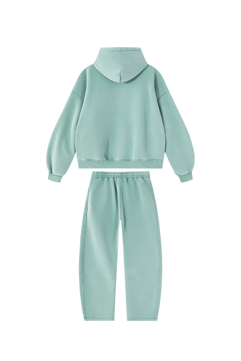 Unisex Fall Fleece Sets:Relaxed Hoodie And Sweatpants