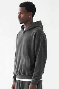 Men's Fall 100% Cotton Kangaroo Pocket Washed Hoodies
