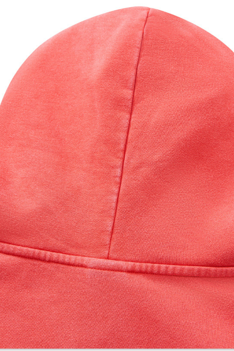 Women's  Fall 100% Cotton Washed Vintage Heavyweight Hoodie