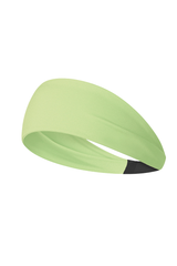 Women's exercise sweat-absorbing headband.
