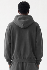 Men's Fall 100% Cotton Kangaroo Pocket Washed Hoodies