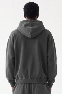 Men's Fall 100% Cotton Kangaroo Pocket Washed Hoodies