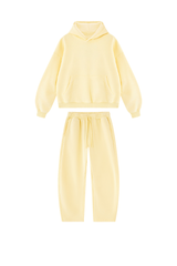 Unisex Fall Fleece Sets:Relaxed Hoodie And Sweatpants
