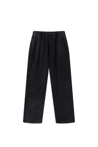 Unisex Fall 100% Cotton Vintage Washed Relaxed Sweatpants