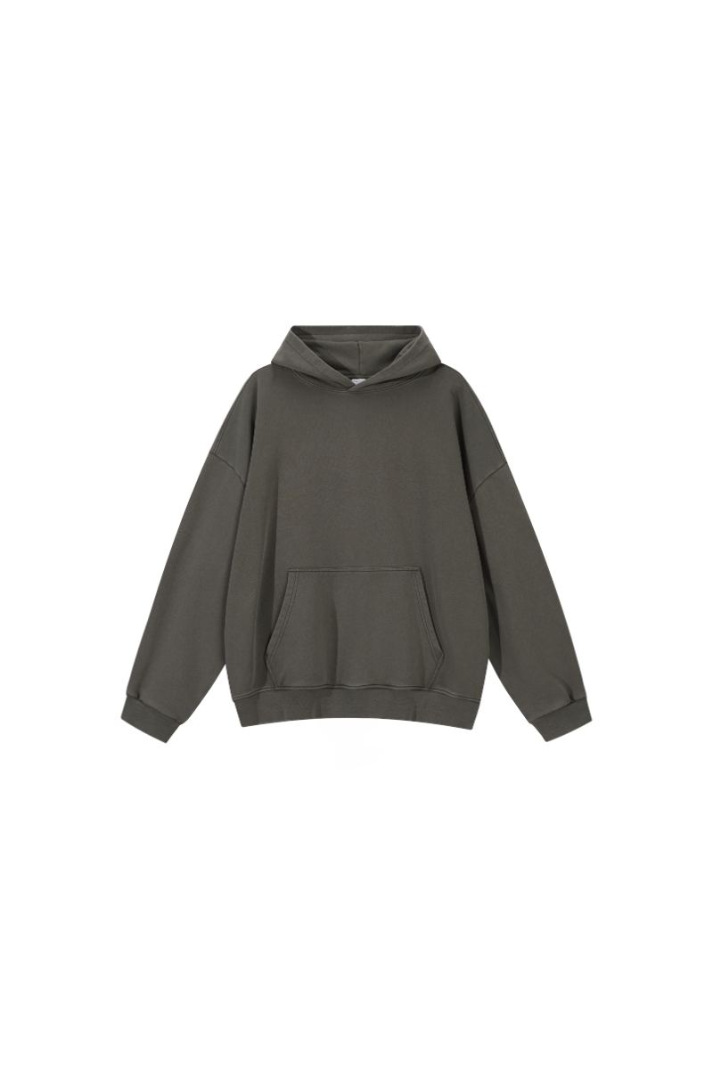 Women's 100% Cotton Winter 430G Heavyweight Loose Hoodie