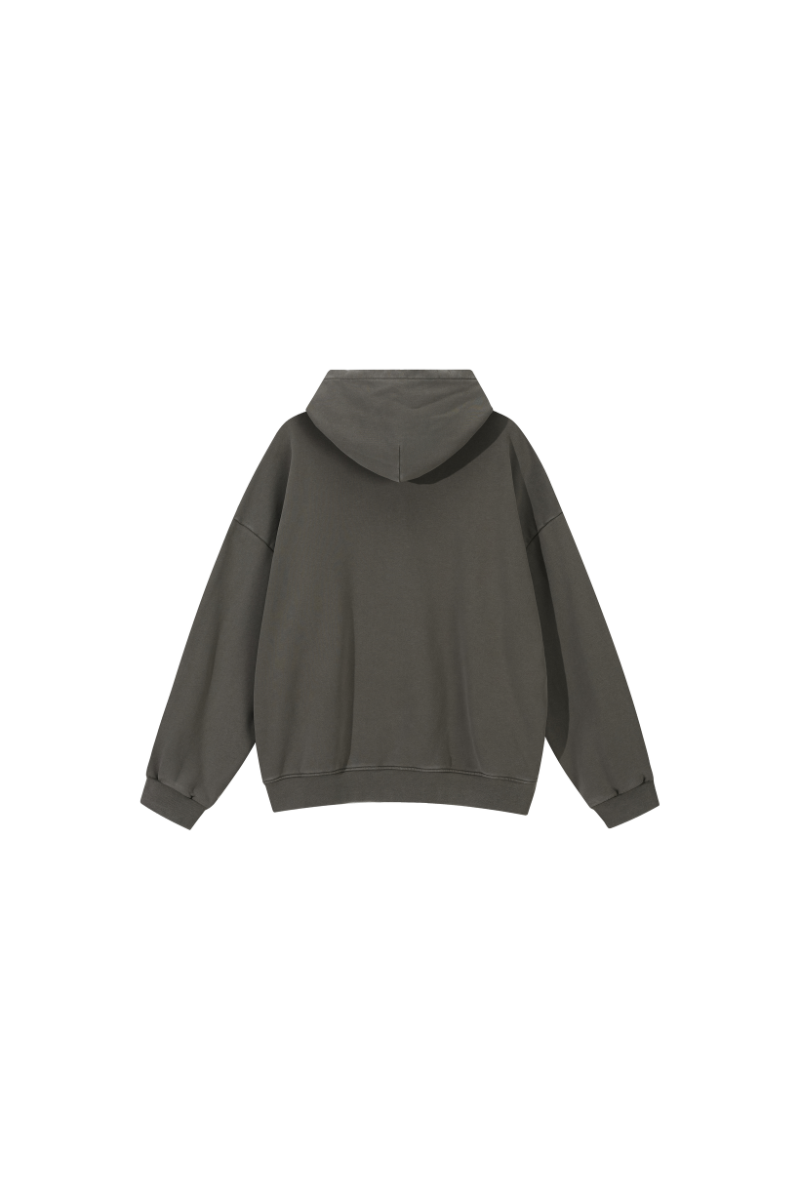 Unisex 100% Cotton Winter 430G Heavyweight Loose Hoodie