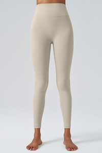 Women's High-waist shaping Tucking Nine-inch Leggings