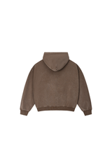 Unisex Fall 100% Cotton Retro Boxy Two-Way Zip Hooded Jacket