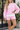 Women's Loungewear Sets:Striped Mock Neck Sweatshirt &Shorts