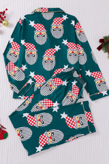Women's Christmas Tree Printed Christmas Pajama Set