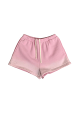 Women's Fall Vintage Gradient Fleece Drawstring Shorts