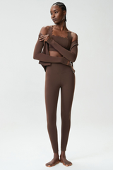 Women's 3-Piece Activewear Set: Jacket + Sports Bra + Leggings