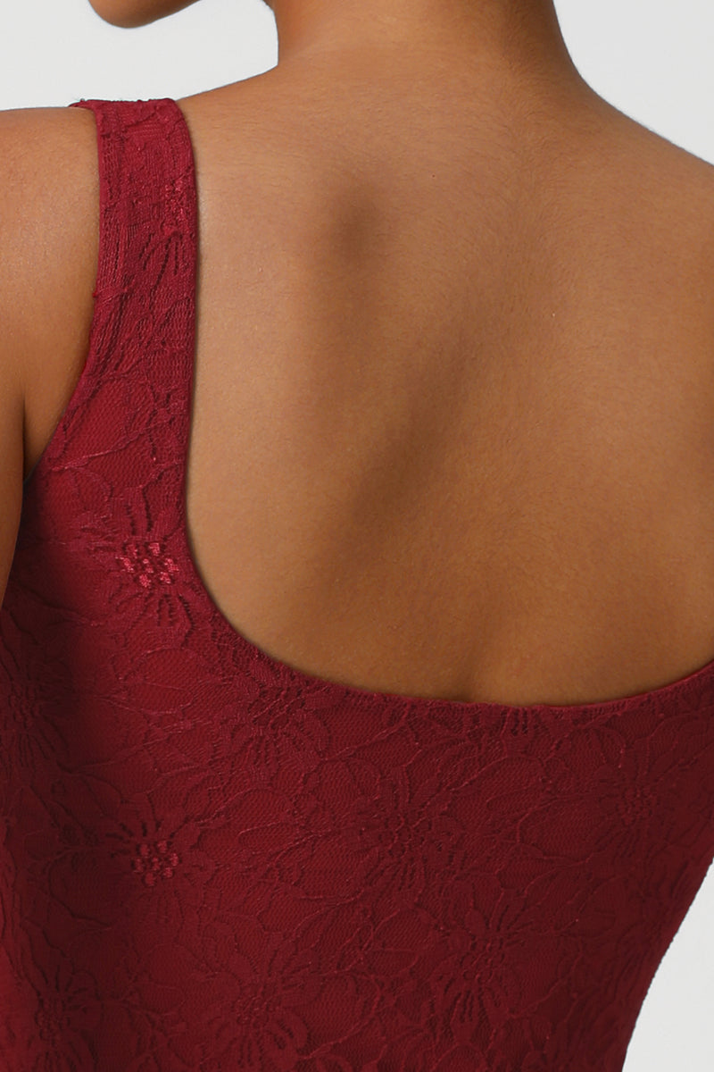 Women Lace Sleeveless Dance Fitness Vest