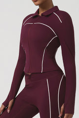 Women Side Zip Slim Fit Sport Jacket