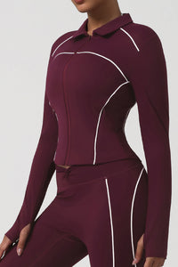 Women Side Zip Slim Fit Sport Jacket