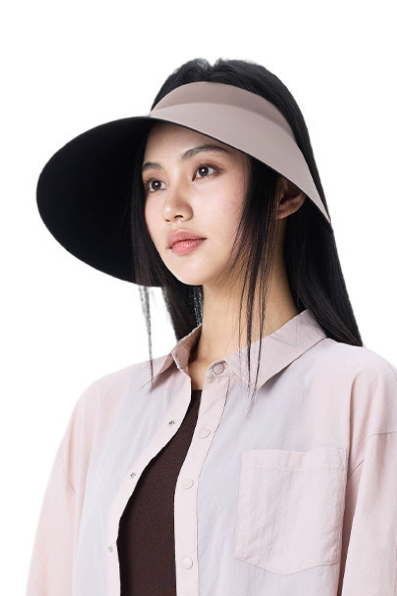 Women's Oversized Brim Foldable UV Protection Sun Visor