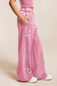 High-waisted, machine-washable long pants