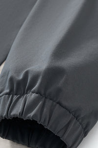 Unisex Casual Retro Contrast Stripe Hoodie