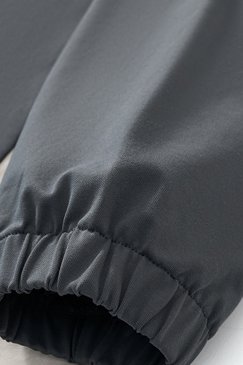 Unisex Casual Retro Contrast Stripe Hoodie