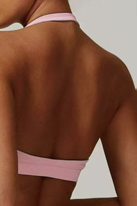 women's   high waisted Hanging sports bra& Leggings suits