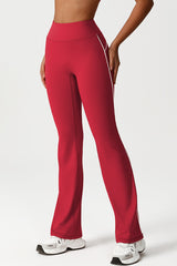 Women Flared High Waist Yoga Running Pants