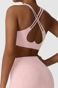 Women Cross Back V-Neck Yoga Sports Bra