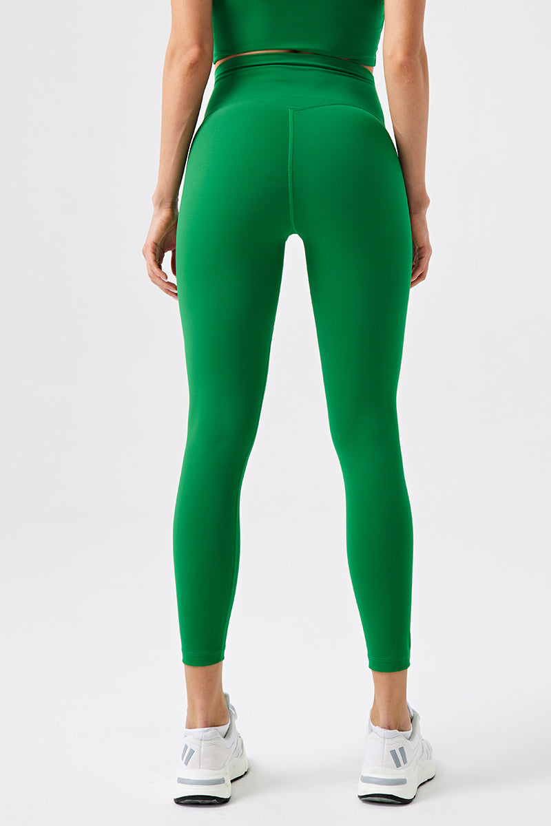 Women Eco Nylon Tummy Tuck High Waist Fitness Running Yoga Exercise Leggings
