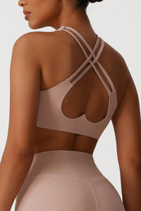 Women Cross Back V-Neck Yoga Sports Bra
