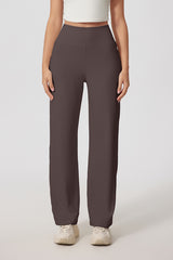 Women'S Straight-Leg High-Rise Yoga Pocket Trousers