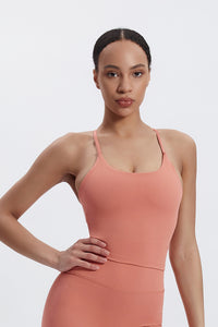 Women'S Crossover Backless Suspender Bra Underwear Sports Vest
