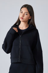 Women'S Loose Yoga Hooded Jacket