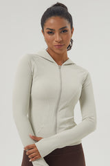 Women'S Hooded Zip-Up Jacket