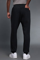 Men Air Layer Loose Straight Leg Sweatpants with Drawstring Cuffs