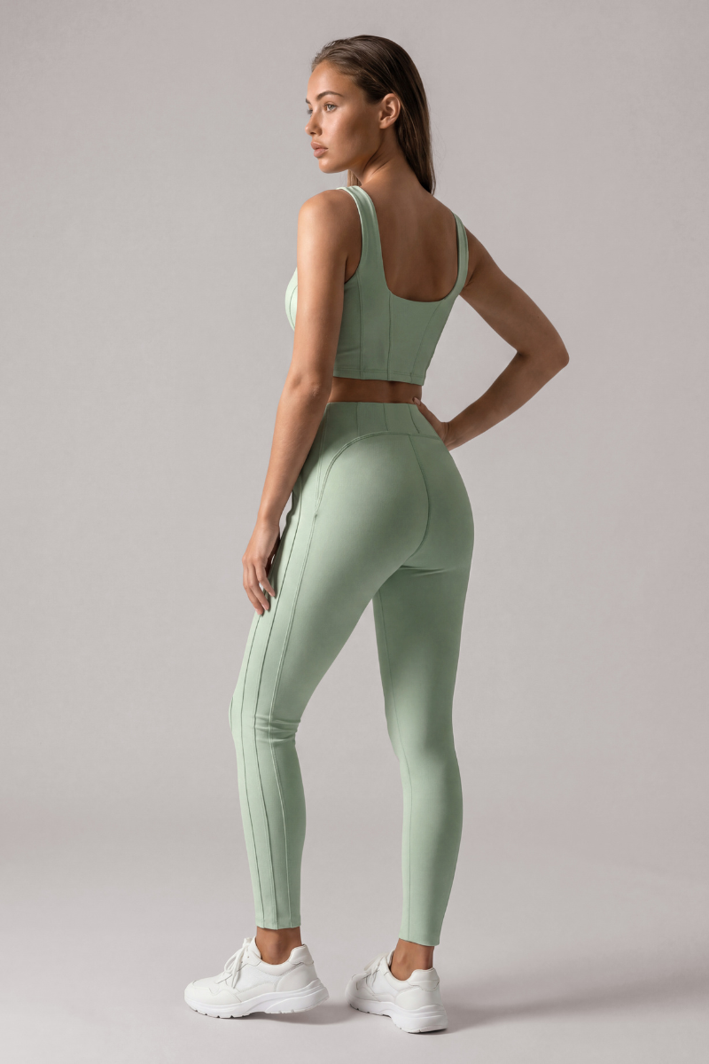 Women’s Wide Strap Bra And Leggings Sportswear Sets