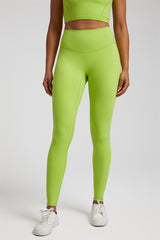 Solid High-Waisted Sports Leggings