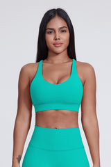 Women'S Yoga Cross Line Sports Bra Tank Top