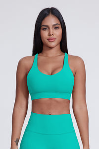 Women'S Yoga Cross Line Sports Bra Tank Top