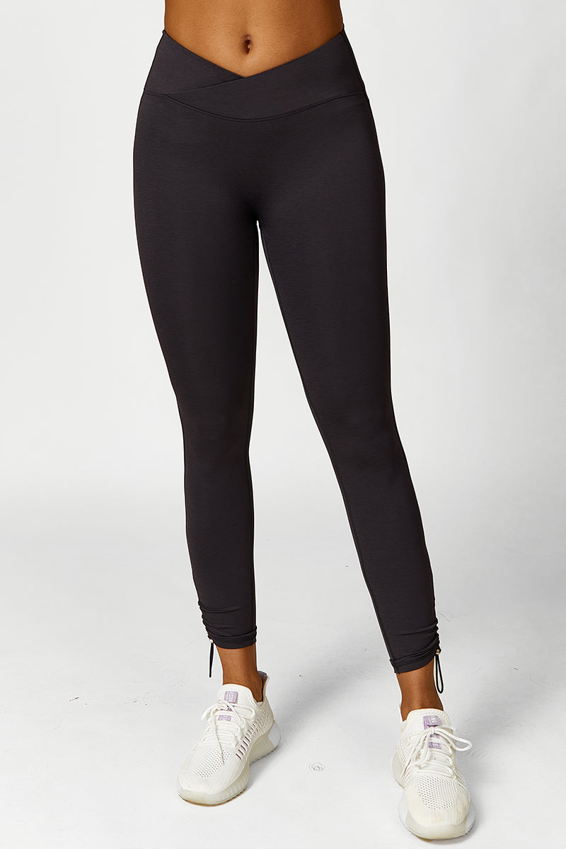 Women'S Leg Drawstring Sport Tights