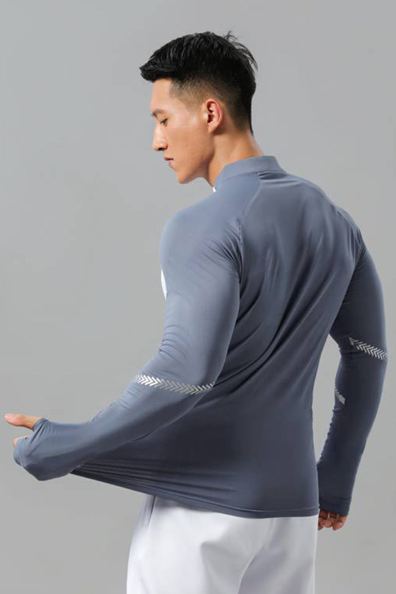 Men Quick-Dry Breathable Training Long Sleeve T-Shirt