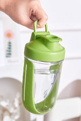 500ml Sports Shaker Bottle With Clear Body & Blender Ball