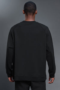 Men Drop Shoulder Loose Fit Comfortable Long Sleeves