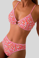 Women's Sexy Spaghetti Strap Triangle Cup Bikini