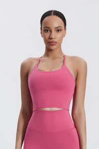 Women'S Crossover Backless Suspender Bra Underwear Sports Vest