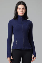Women'S Slim Fit Sports Zipper Jacket