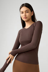 Women'S Yoga Long Sleeved With Thumbhole