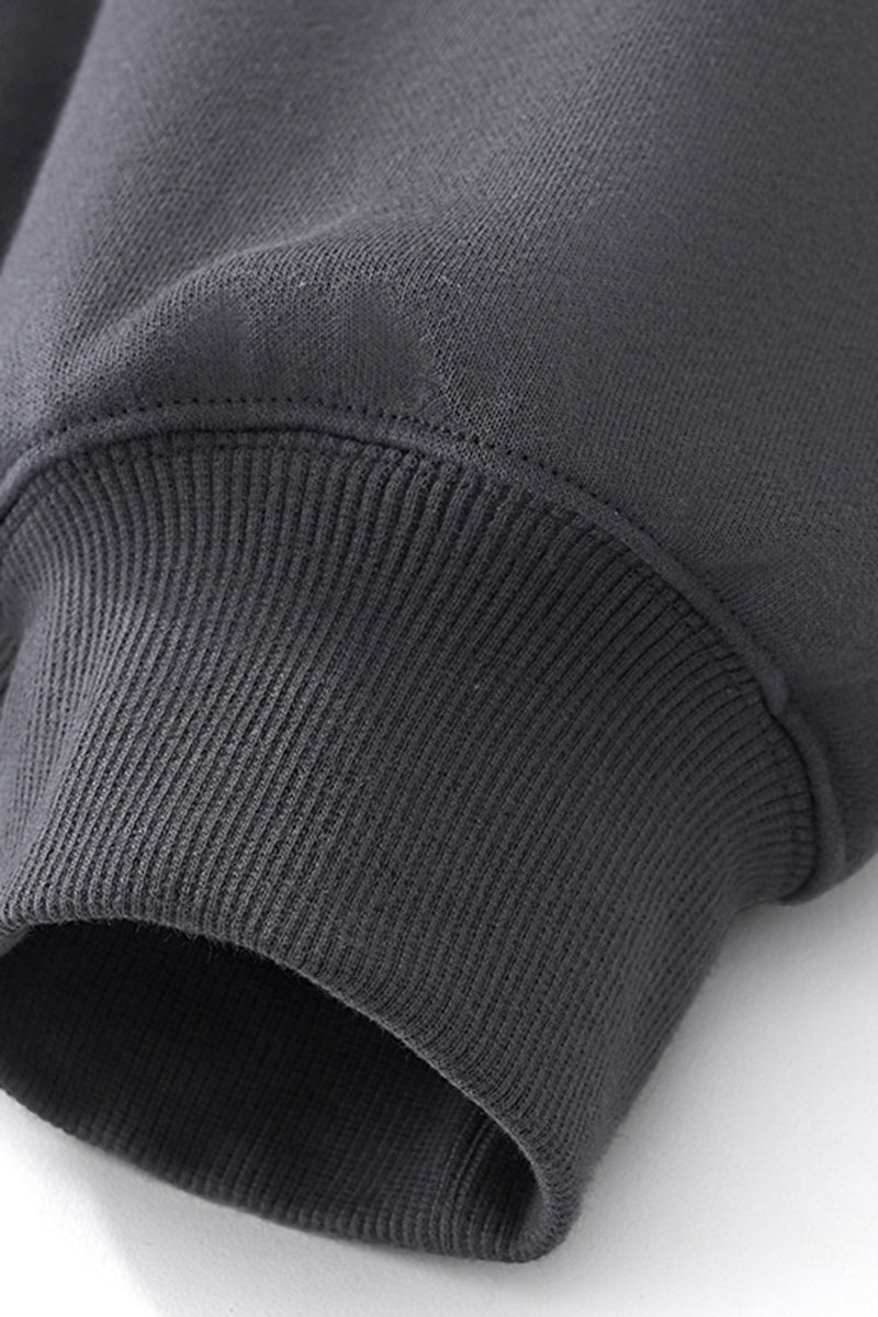 Unisex Boxy Loose Fleece Hoodie