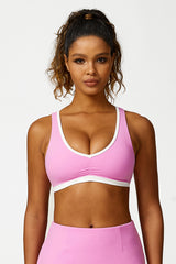 Women'S Color Clash Sports Bra